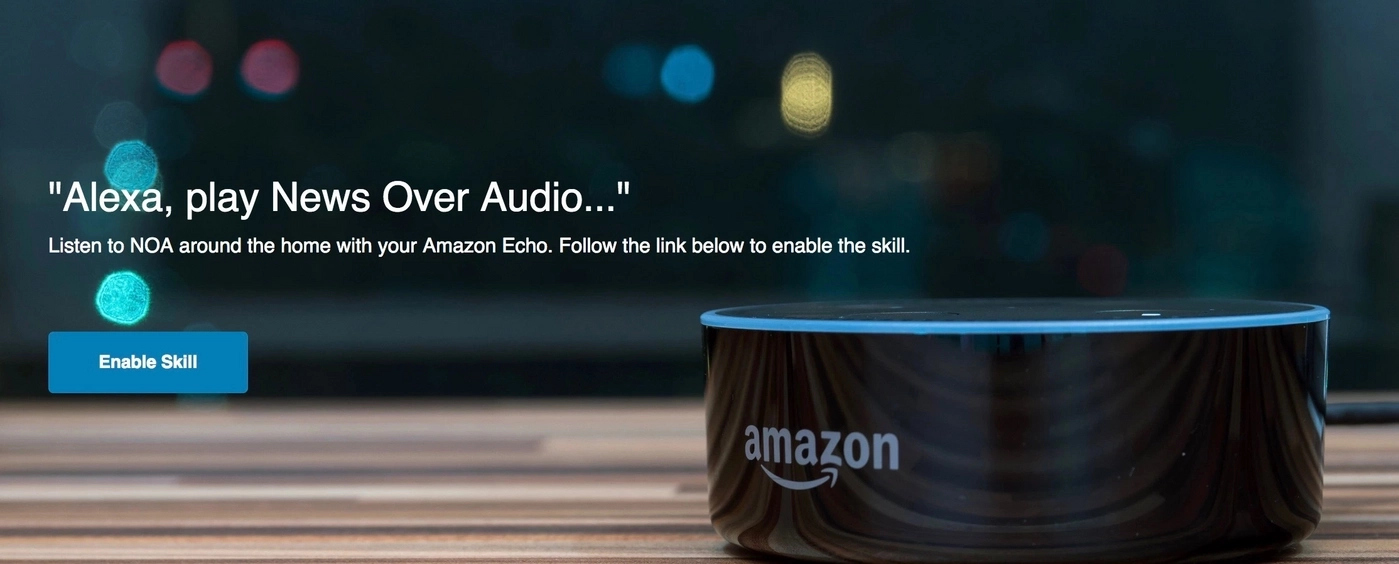 Audio format and integration to Amazon Alexa voice assistant