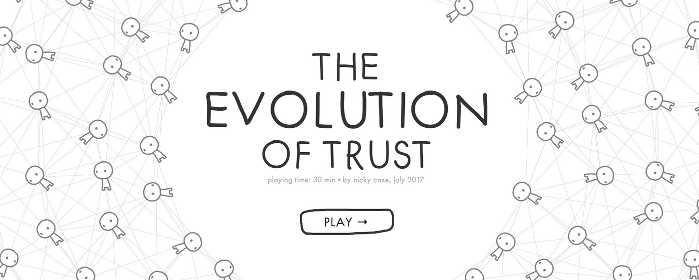 A gamified interactive infographics about trust