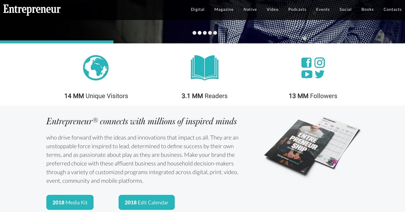 Entrepreneur media kit