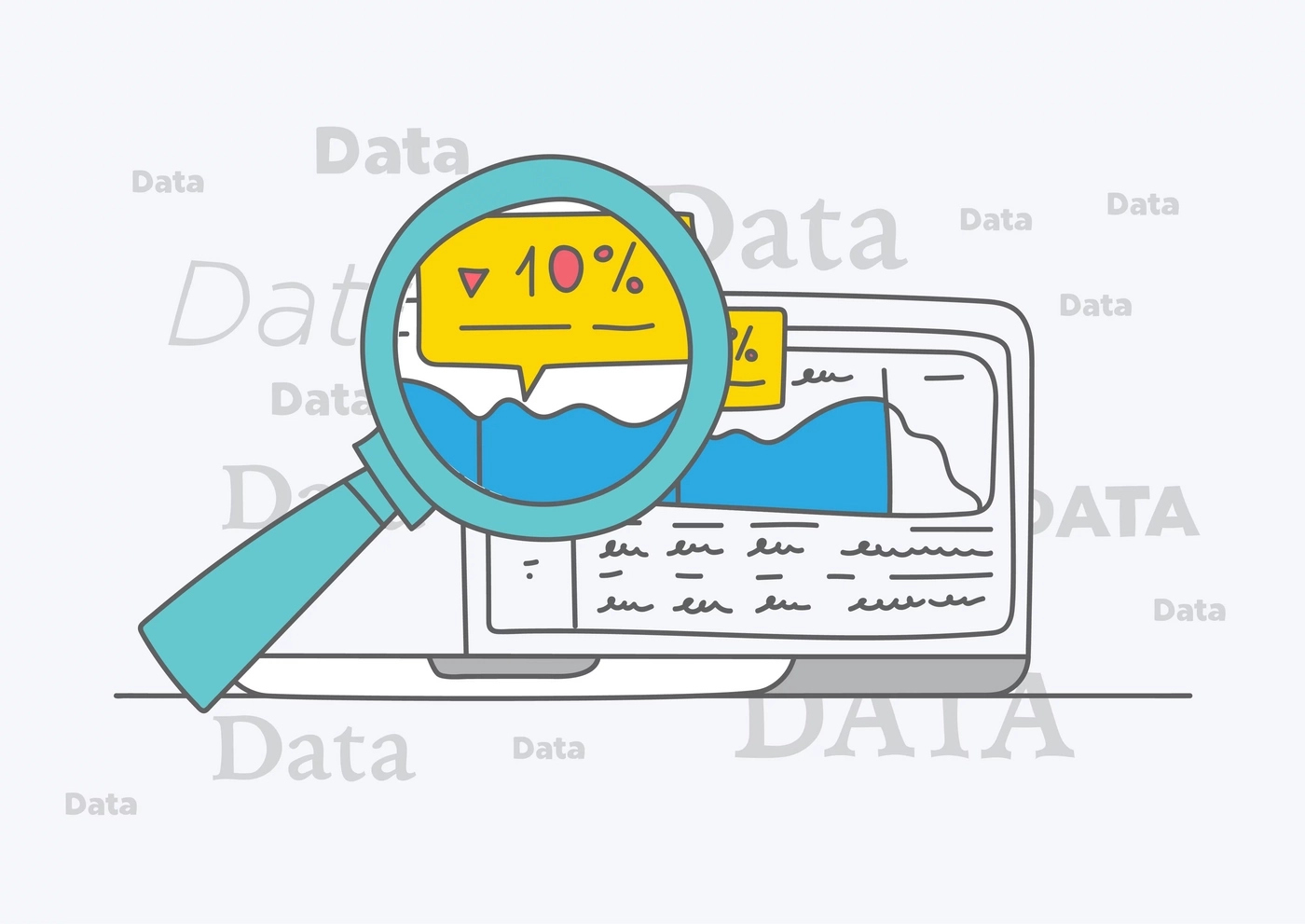Narrow focus on necessary data for successful decision making