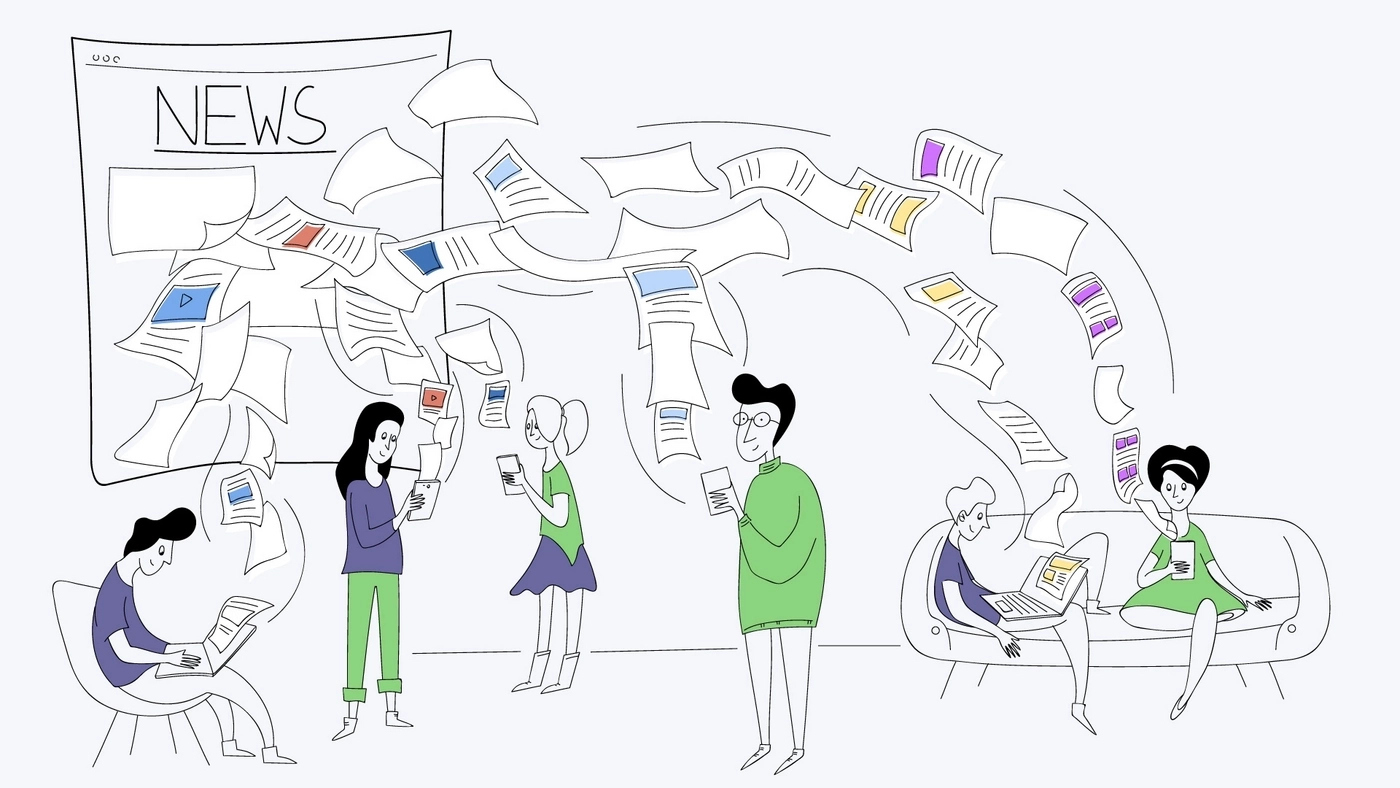 How smart news are distributed to readers sorted by their interests