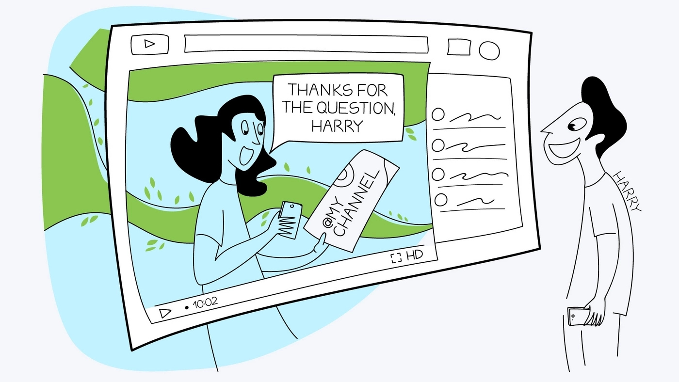 Live video streamers interact with their audience while broadcasting