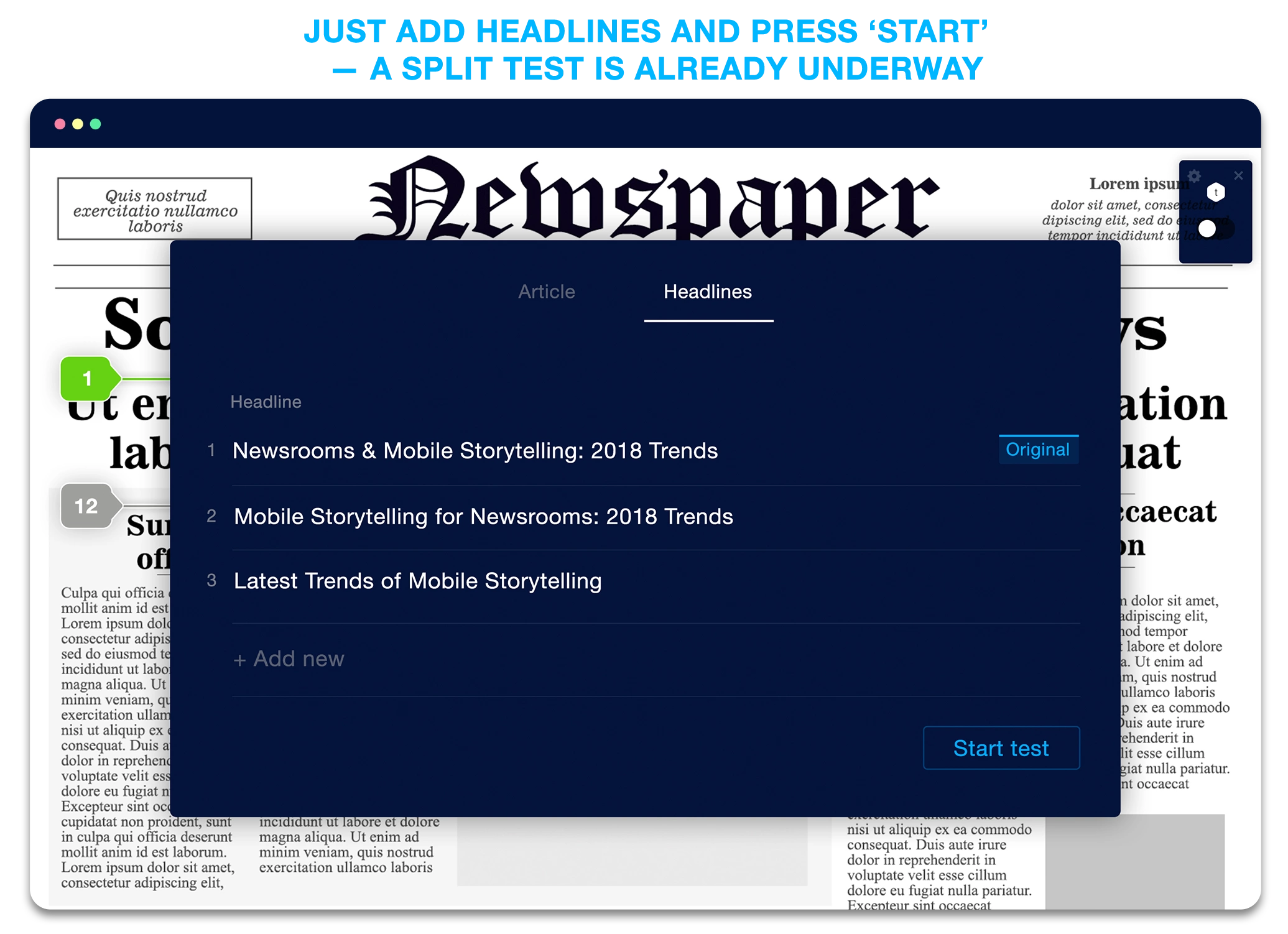 headline tester screenshot